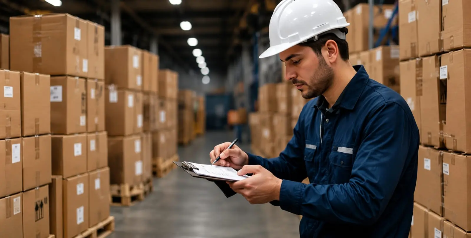 ALF Express Logistics quality inspection service checking products before international shipment.